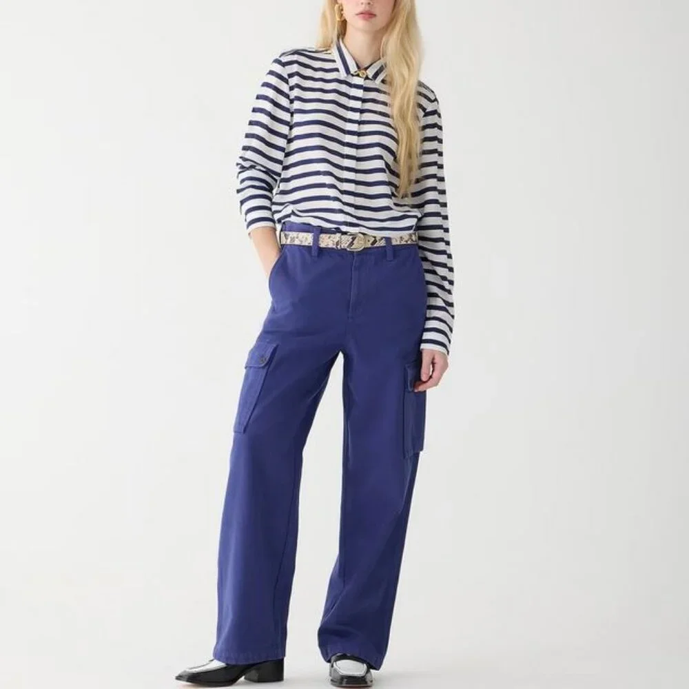 J. Crew Relaxed cargo pant in heavyweight twill 34